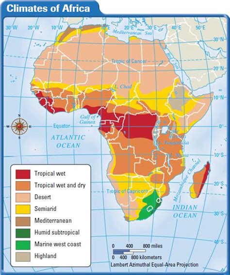 Africa: Climate and Vegetation