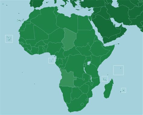 Africa: Countries   Map Quiz Game