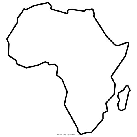 África Desenho Para Colorir   Ultra Coloring Pages