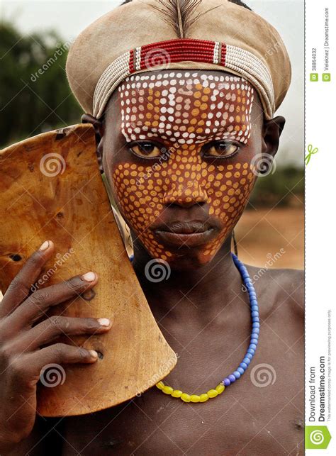 África, Etiopía Del Sur, Tribu De Arbore Fotografía ...
