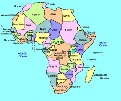Africa Interactive Map for Kids – Click and Learn