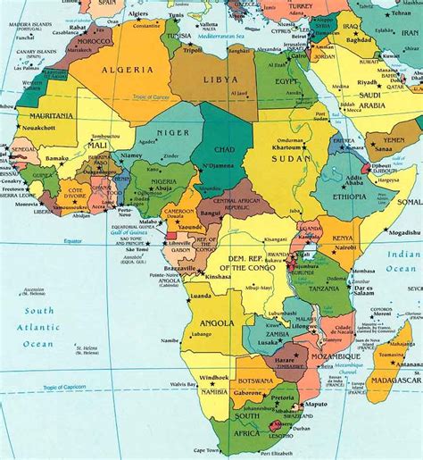 africa map   Free Large Images
