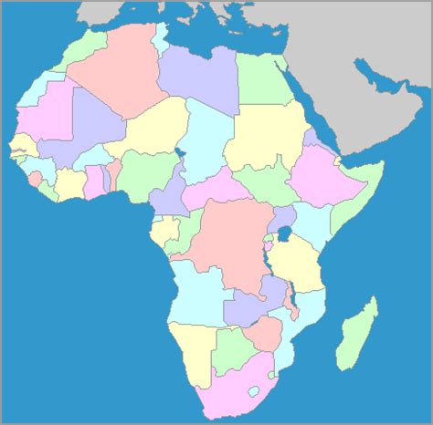 Africa Map: Interactive Map of Africa with countries and ...