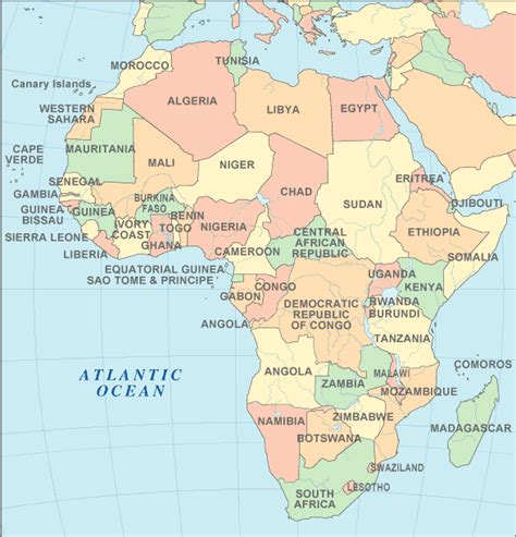 Africa Map   Map Pictures