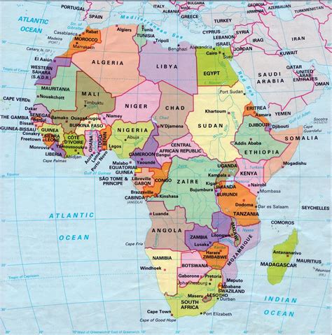 Africa Map   Map Pictures