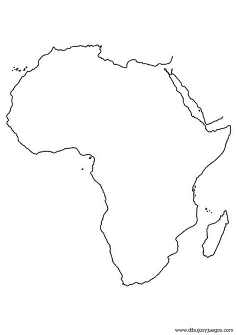 África para colorear   Imagui