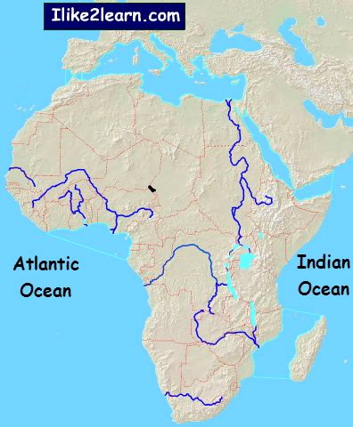 African bodies of water Bodies of water of Africa ...