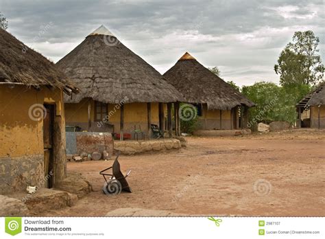 African village stock image. Image of deprivation, room ...