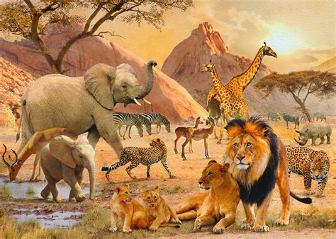 African Wildlife | Adult Puzzles | 2D Puzzles | Products ...