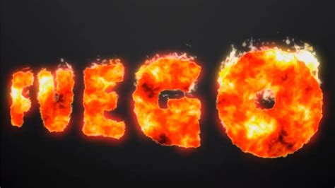 After Effects 111 Letras de fuego con ruido fractal y ...