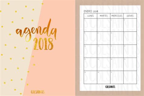 Agenda 2018: las mejores plantillas para imprimir y descargar!