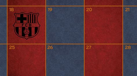 Agenda de partidos   FC Barcelona