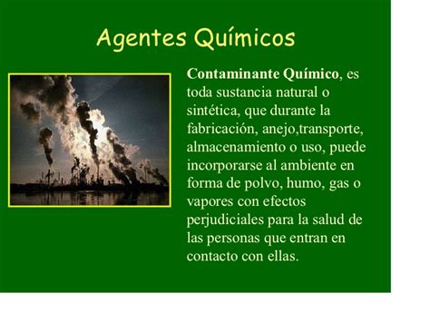 Agentes contaminantes del aire