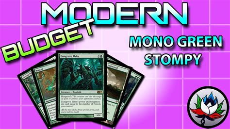 Aggressive Mono Green Stompy “Budget” Modern Deck Tech for ...