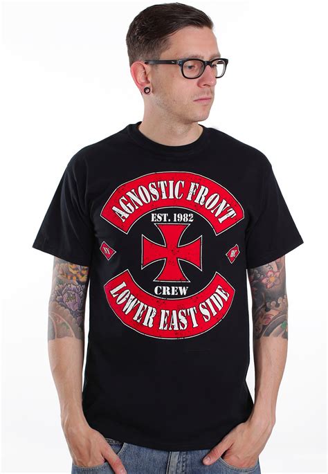 Agnostic Front   Biker   T Shirt   Official Hardcore ...