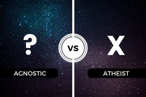 Agnostic vs Atheist   Differences between these two ...