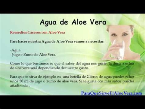Agua de aloe vera | Para Que Sirve el Aloe Vera