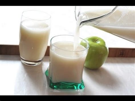 Agua de avena con manzana   Oatmeal and Apple drink   YouTube