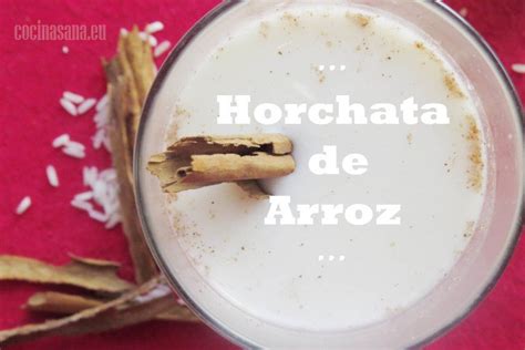 Agua de Horchata mexicana con Arroz