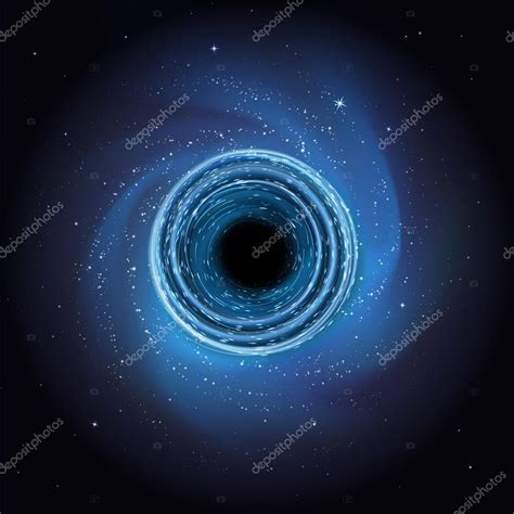 Agujero negro en el espacio — Vector de stock © kalen ...