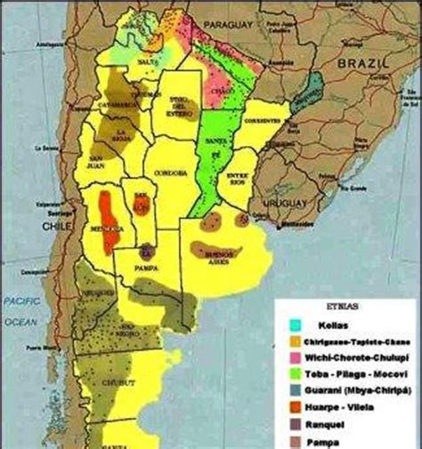 AIRA: Distribución territorial de las etnias