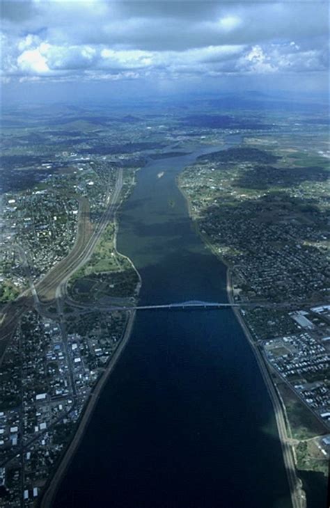 Airphoto   Aerial Photo of Columbia River at Pasco, Pasco ...
