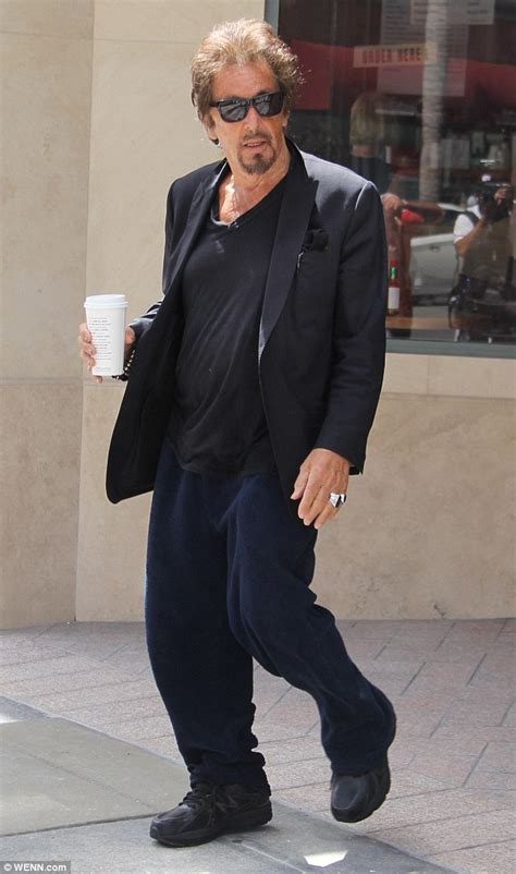 Al Pacino appears to have put on weight after he s spotted ...