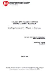 Alboan::Sistematización: Colegio San Francisco Xabier ...