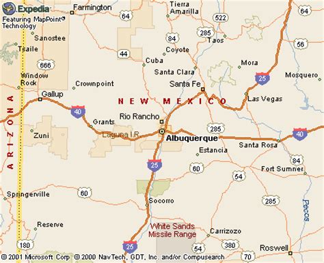 Albuquerque Metro Map   ToursMaps.com