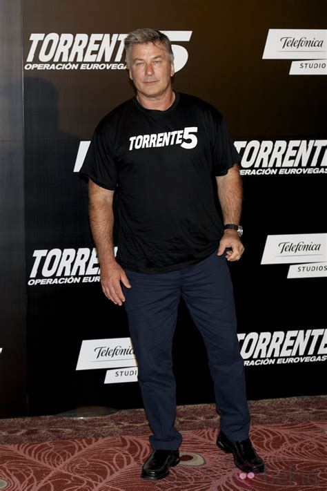 Alec Baldwin en el estreno de  Torrente 5: Operación ...