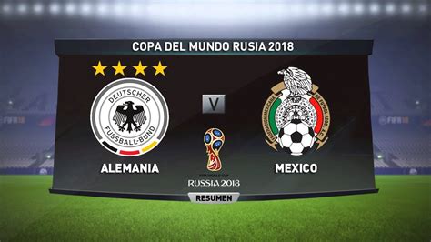 Alemania vs México 0 1 | Resumen | Copa Mundial Rusia 2018 ...