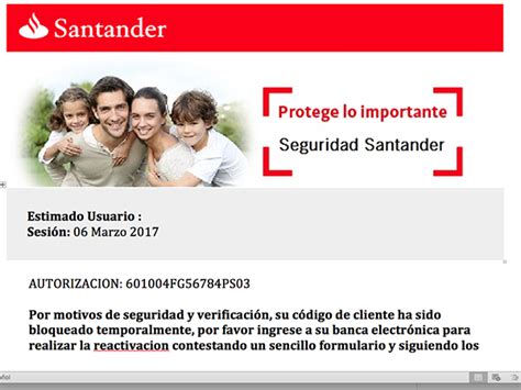 Alerta CONDUSEF por correo falso de Santander – PregoneroBaja