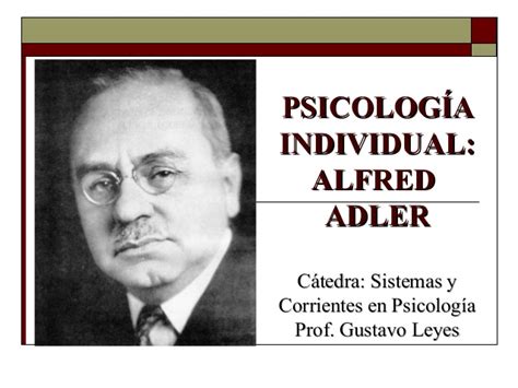 Alfred Adler   Psicologia individual