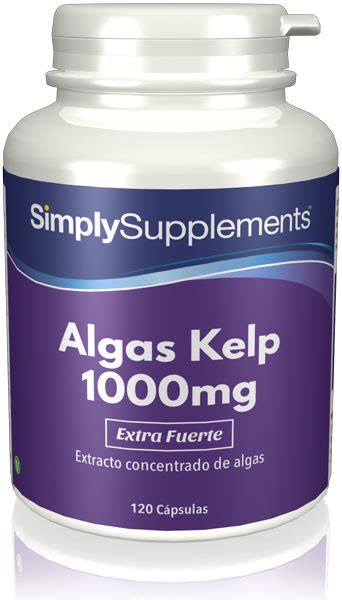 Algas Kelp 1000mg   Simply Supplements