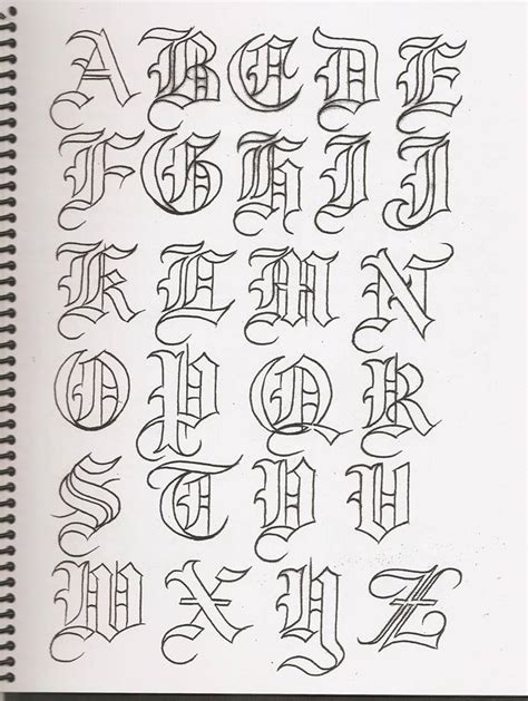 algunos tipos de letras para tattuar   Taringa!