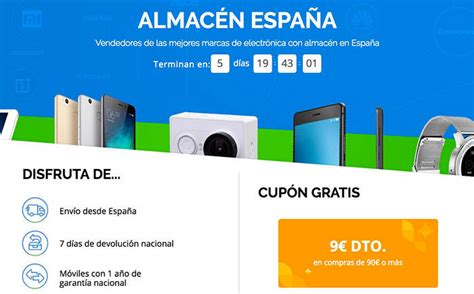AliExpress abre almacén en España y lanza ofertas