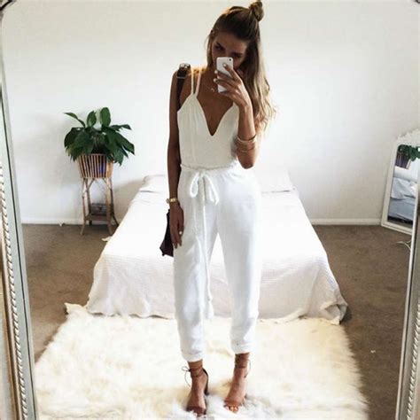 Aliexpress.com : Buy Sexy White Jumpsuit Rompers Womens ...