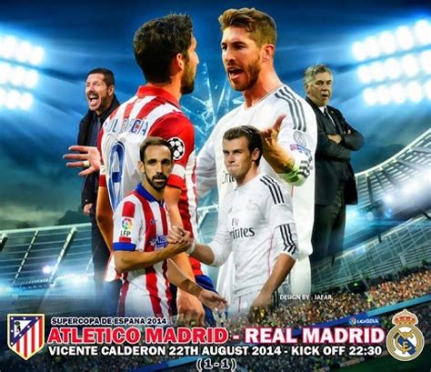 Alineación y la previa Atlético Real Madrid: Supercopa ...