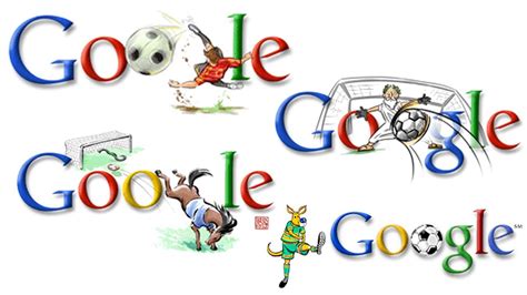 All Soccer / Football Google Doodles   also London 2012 ...