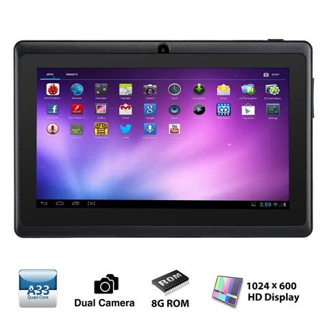Alldaymall A88X 7 inch Tablet PC Quad Core Google Android 4.4