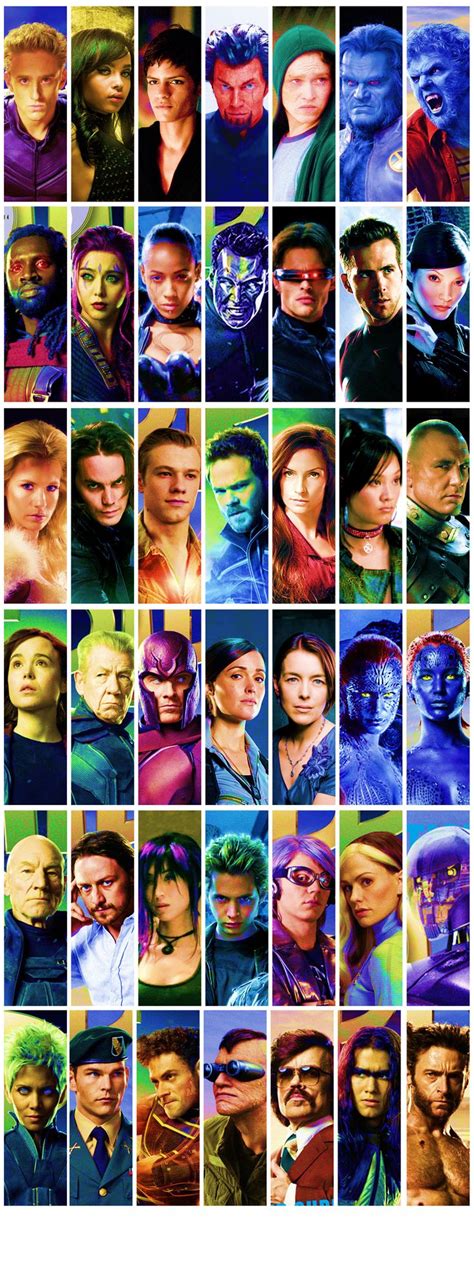 almost all the cast of x men movies over the years | X Men ...