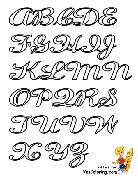 Alphabet Print Outs | Cursive Alphabets | Free | Letters ...