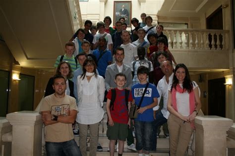 Alumnos ingleses en el Ayuntamiento de Tudela ...