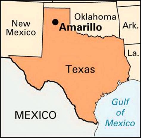 Amarillo: location    Kids Encyclopedia | Children s ...