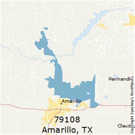 Amarillo Texas Zip Code Map   best places to live in ...