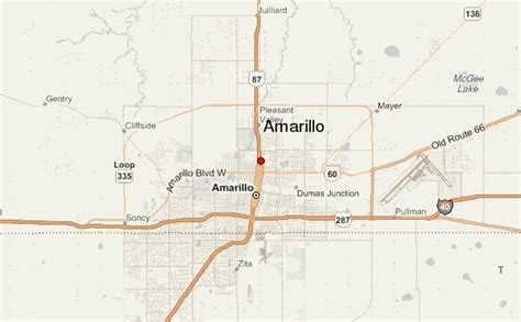 Amarillo Tx Map Of Texas   map of amarillo tx ...