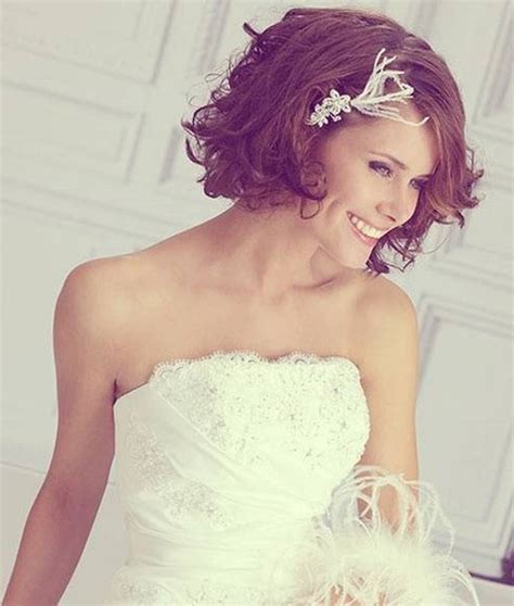 Amazing 18 Wedding Hairstyles for Short Hair Brides ...