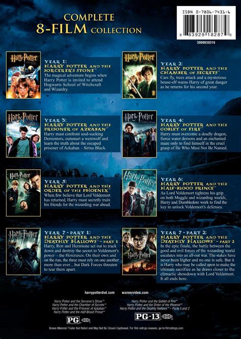 Amazon.com: Harry Potter: The Complete 8 Film Collection
