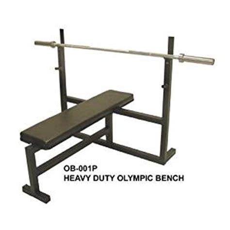 Amazon.com : Olympic Bench Press w/ 7  Bar, 255 Lb Plate ...