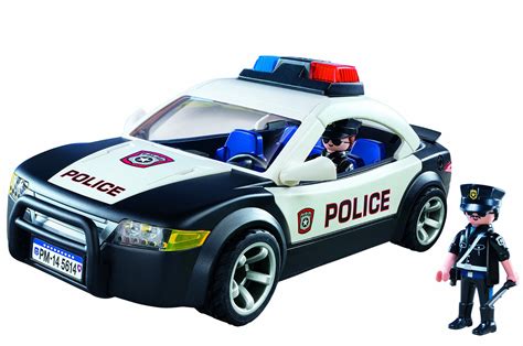 Amazon.com: PLAYMOBIL Police Car Vehicle: Toys & Games ...